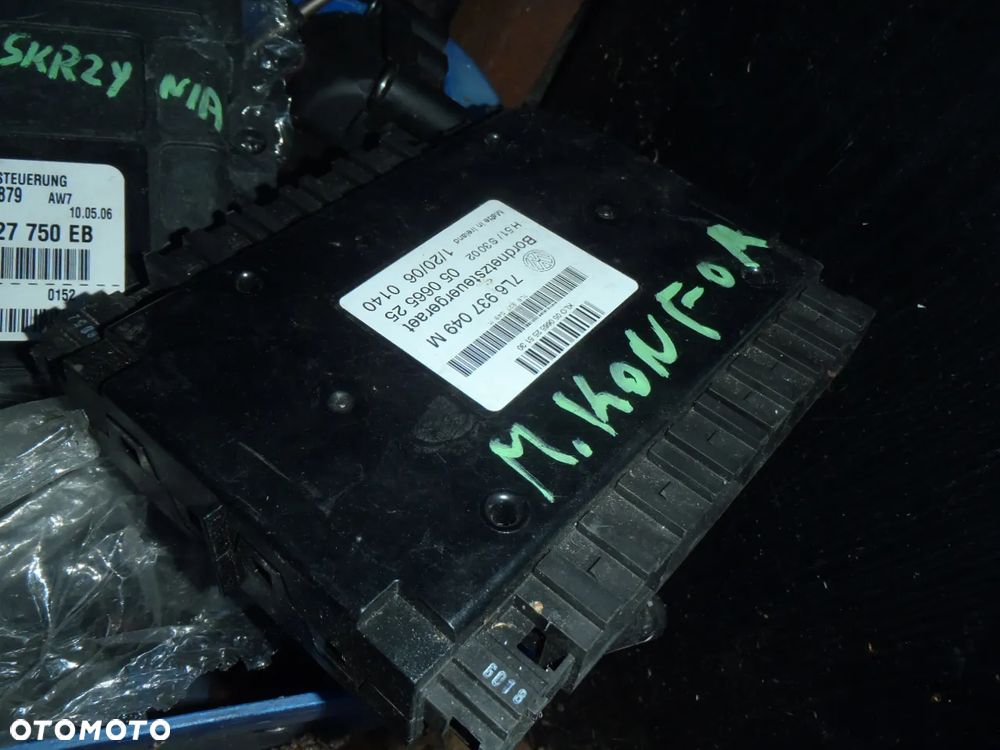 komputer sterownik moduł czujnik uderzenia poziomowania świateł xenon vw touareg audi 7l porsche a8 - 11