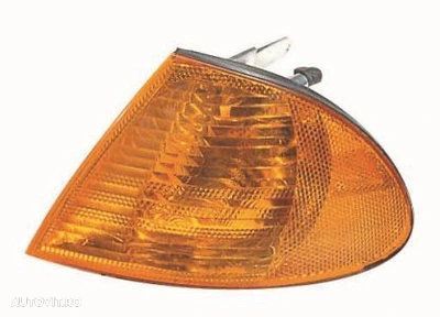 Lampa semnalizare fata BMW Seria 3 E46 Sedan/Combi 06.1998-09.2001, partea Stanga, portocalie, cu suport becuri, Depo - 1