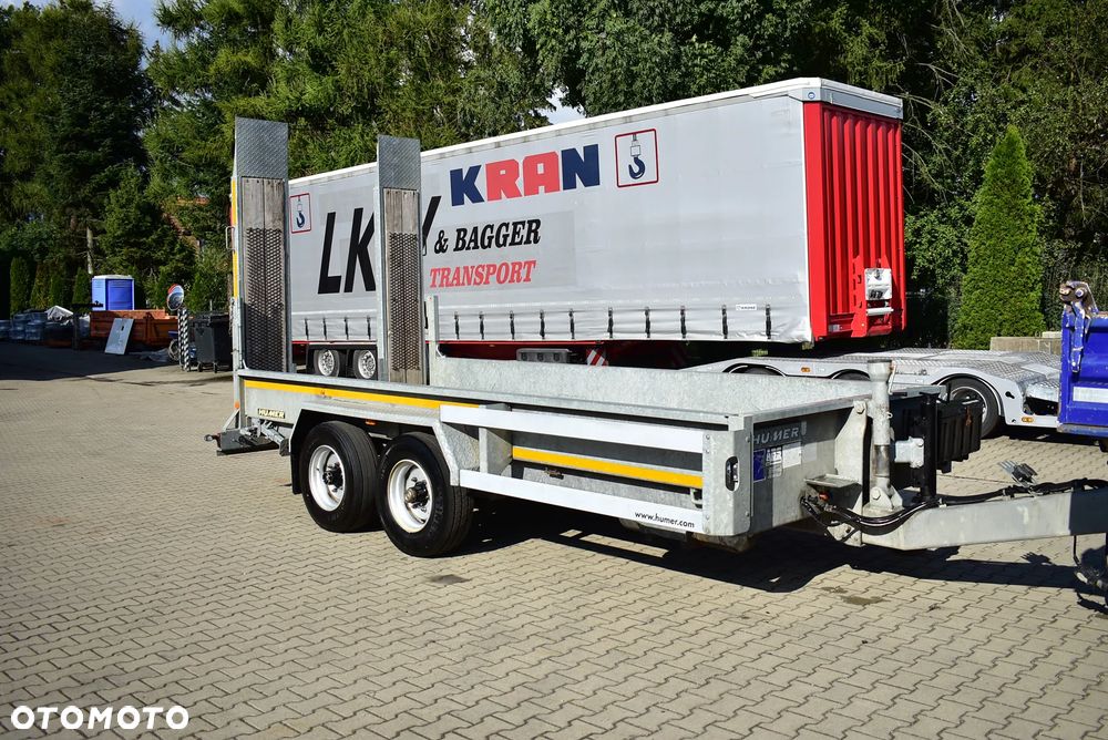 Humbaur /Humer przyczepa do przewozu maszyn budowlanych DMC : 8900 Kg / OCYNK/ Regulowane najazdy / Sprowadzona ! - 2