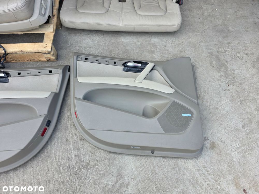 FOTEL FOTELE AUDI Q7 4L 7 OSÓB SKÓRA PODGRZEWANE MONITORY BOSE KOMPLET ! - 2