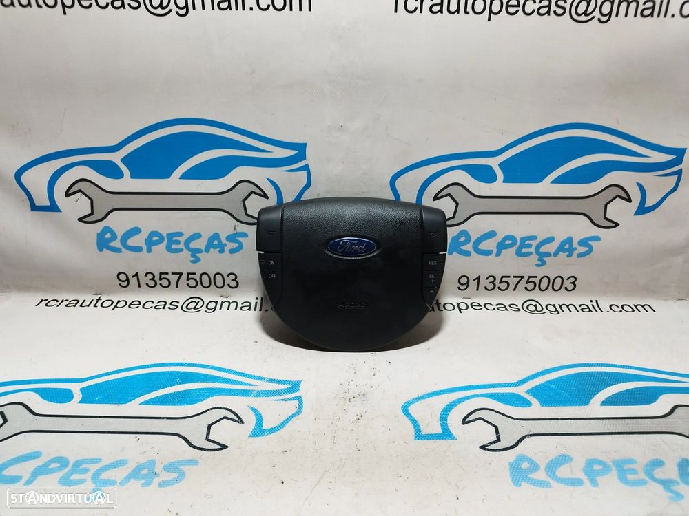 AIRBAG VOLANTE GUIADOR FORD MONDEO III 3 MK3 3S71F042B85 3S71-F042B85-DCW COMANDOS MULTIFUNÇÕES CONTROLO - 3