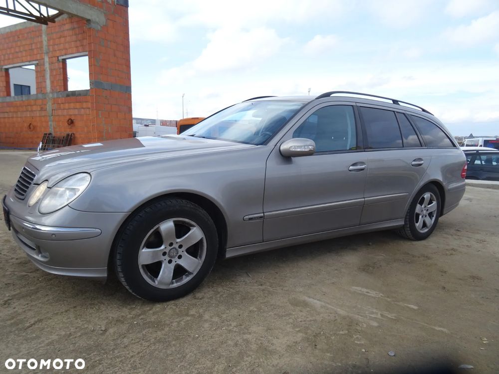 Mercedes E W211 (lakier C723) maska zderzak błotnik klapa deska lampa części - 9