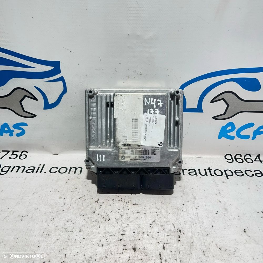 .Centralina Original Motor Bosch BMW 2.0 N47 N47D20 120D 320D 520D 16v 177cv 7 809 000 / 0 281 014 238 - 2