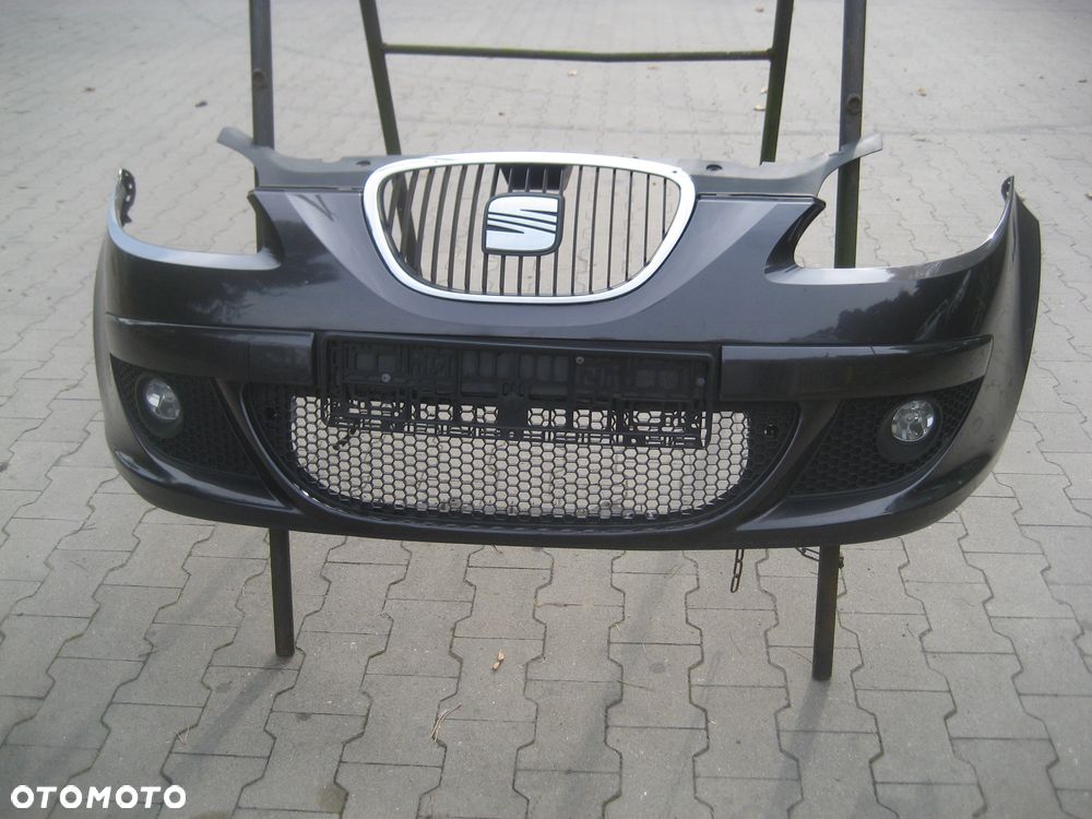 seat altea toledo iii 04-09r zderzak przedni atrapa halogeny kratki kod L59N - 1