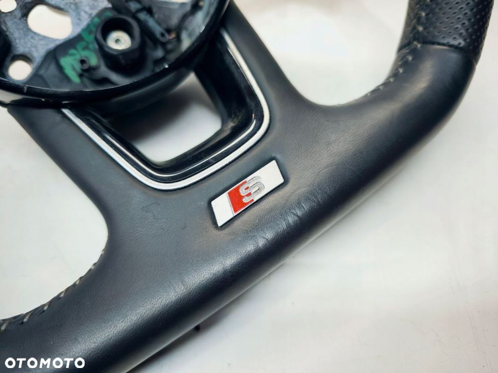 KIEROWNICA SKÓRA PIKOWANA S LINE ŚCIĘTA AUDI A4 B9 A5 8W 8W0419091DG JAH - 7