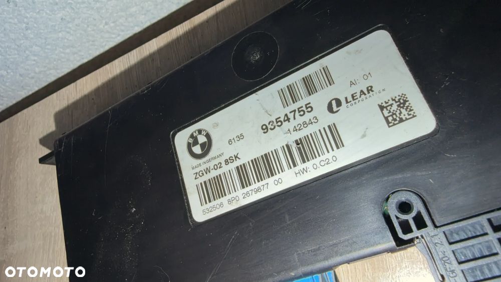 MODUŁ STEROWNIK BRAMKI ZGW 9354755 BMW F10 F11 - 3