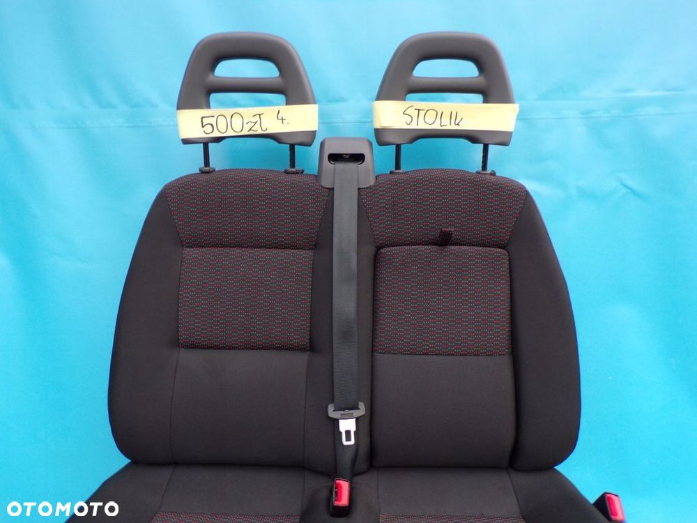 DUCATO BOXER JUMPER 2006- fotel PODWÓJNY KANAPA pasażera prawy ze STOLIKIEM - 3