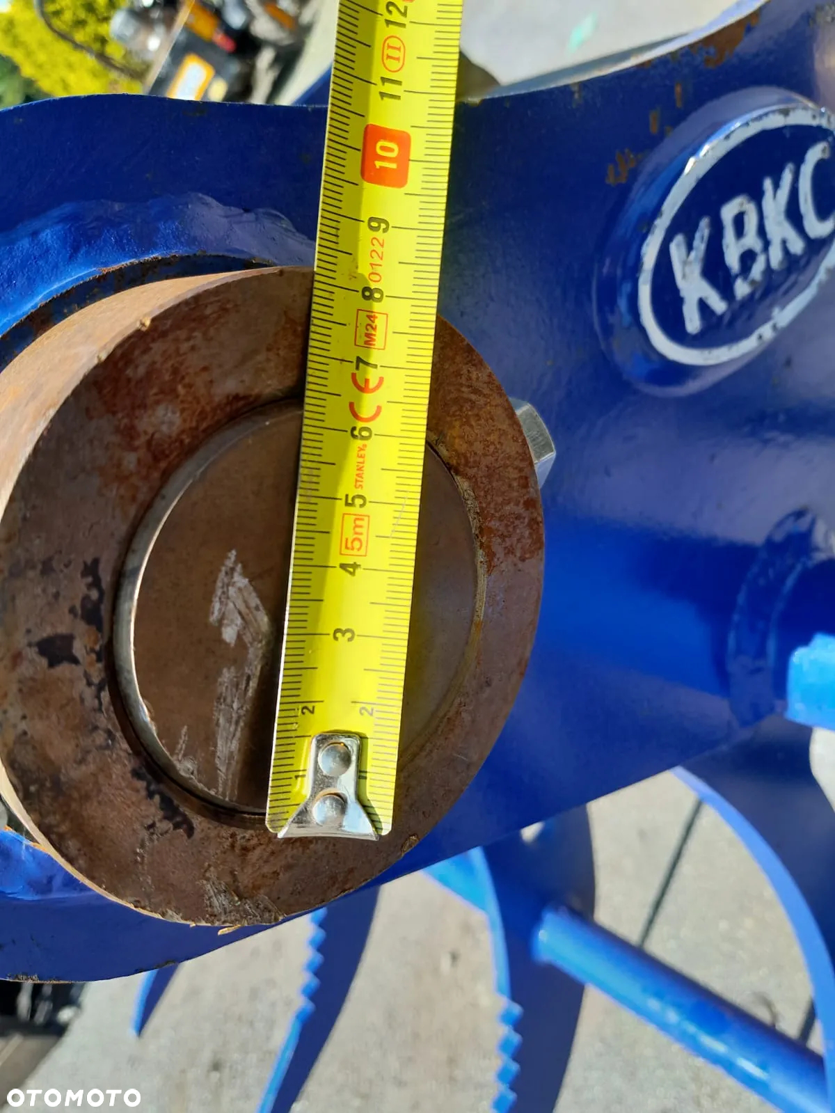 Łyżka KBKC grabiąca ażurowa przesiewowa sortująca grabie do korzeni kamieni do wyrównywania grabienia do koparki szerokość 150cm fi 65mm. NOWA. - 9