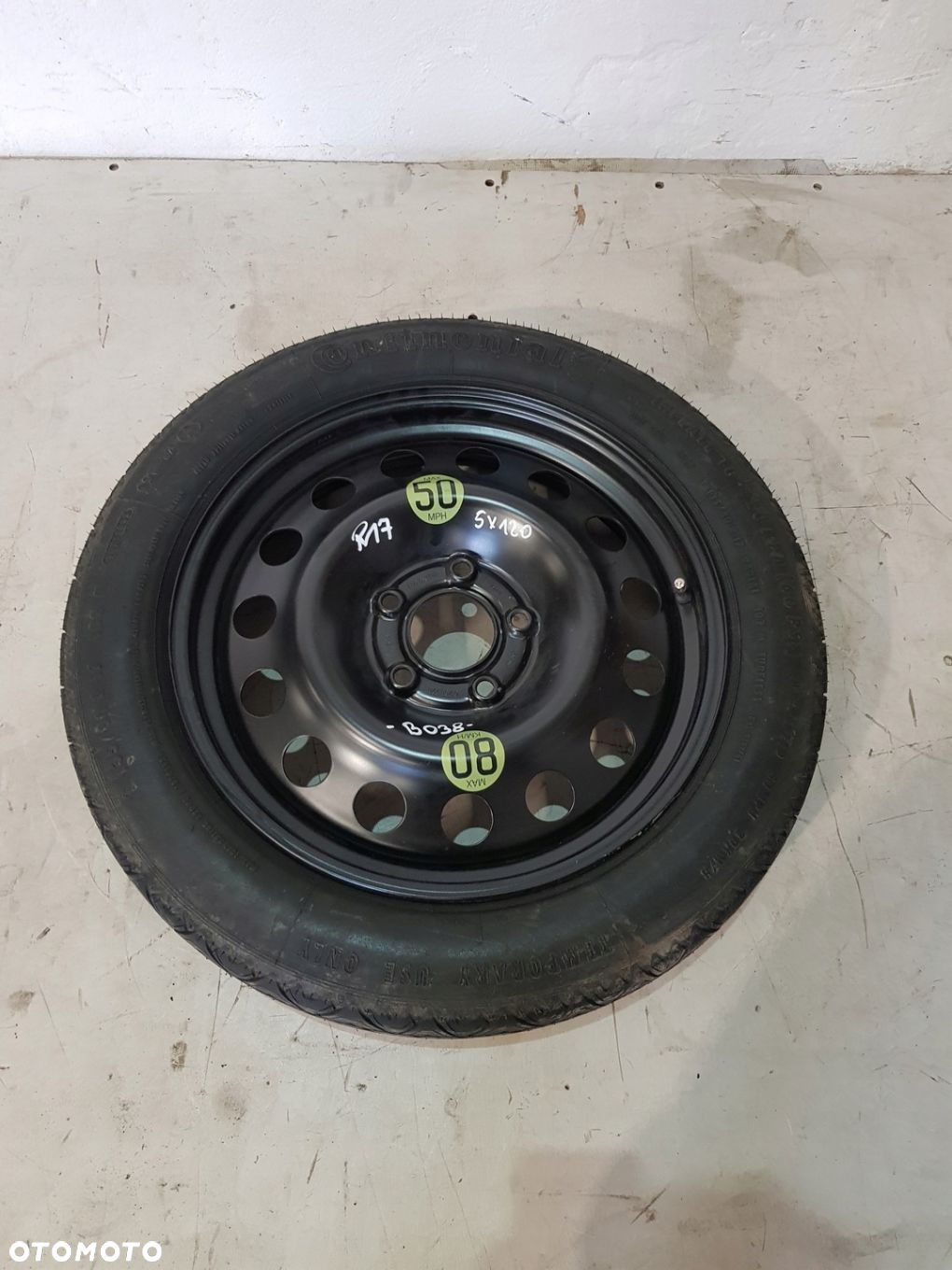 KOŁO DOJAZDOWE 6758778 17 5X120 BMW E60 E61 E90 E91 - 2