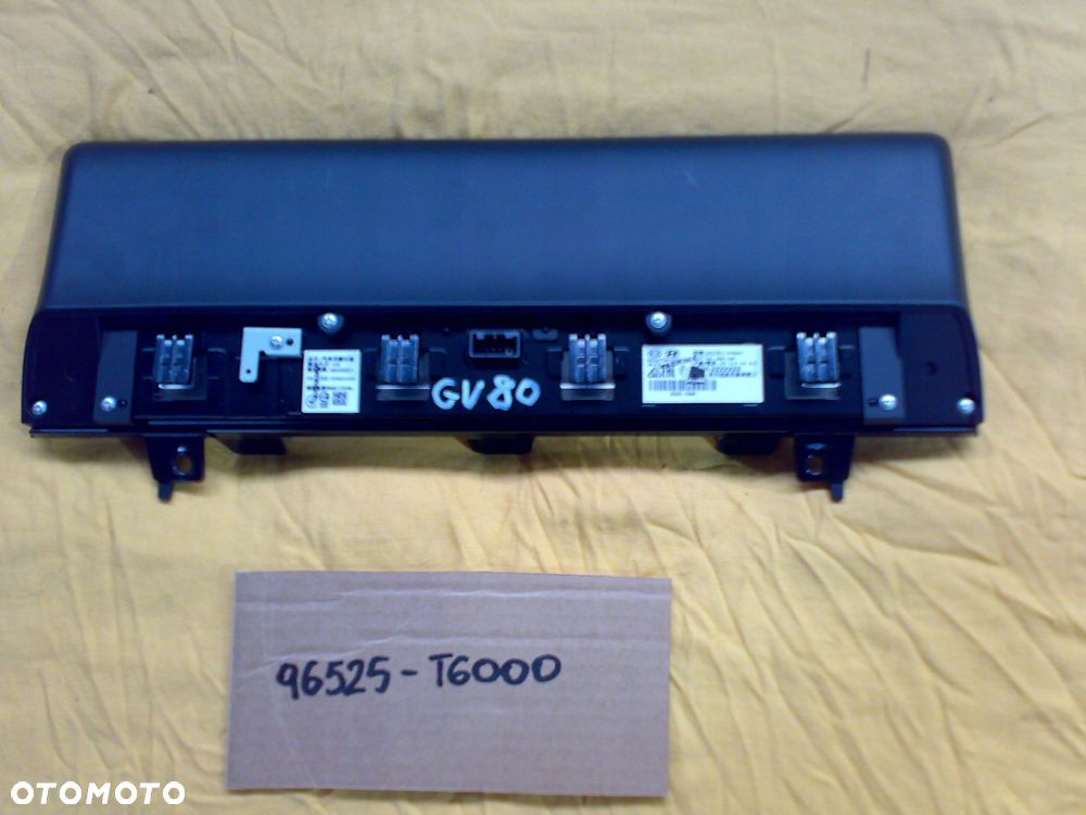 genesis gv80 2021 - wyświetlacz nawigacji radia radio monitor - 2
