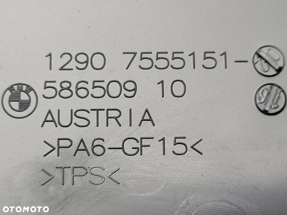 OBUDOWA SKRZYNKI BEZPIECZNIKÓW BMW 7 F01 F02 7555153 7555151 7555152 - 11