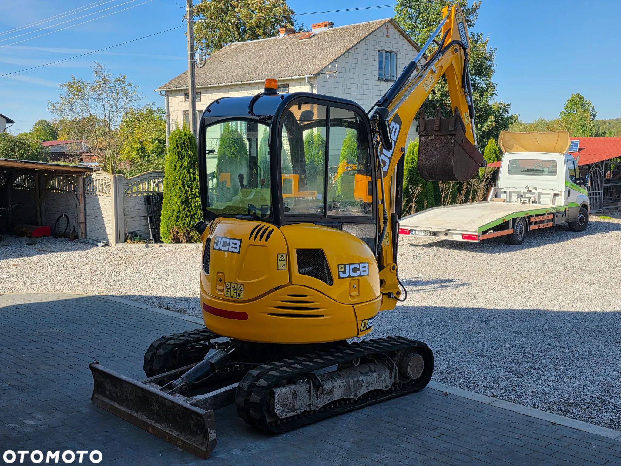 JCB JCB 8025 ZTS mini koparka sprowadzona 3 łyżki 8026 1 wł ładna - 1