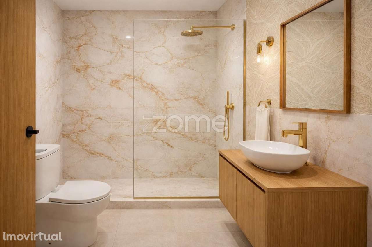 Apartamento T3+1 Ermesinde Centro Recuado com Terraço de 35 mts2 - Grande imagem: 2/6