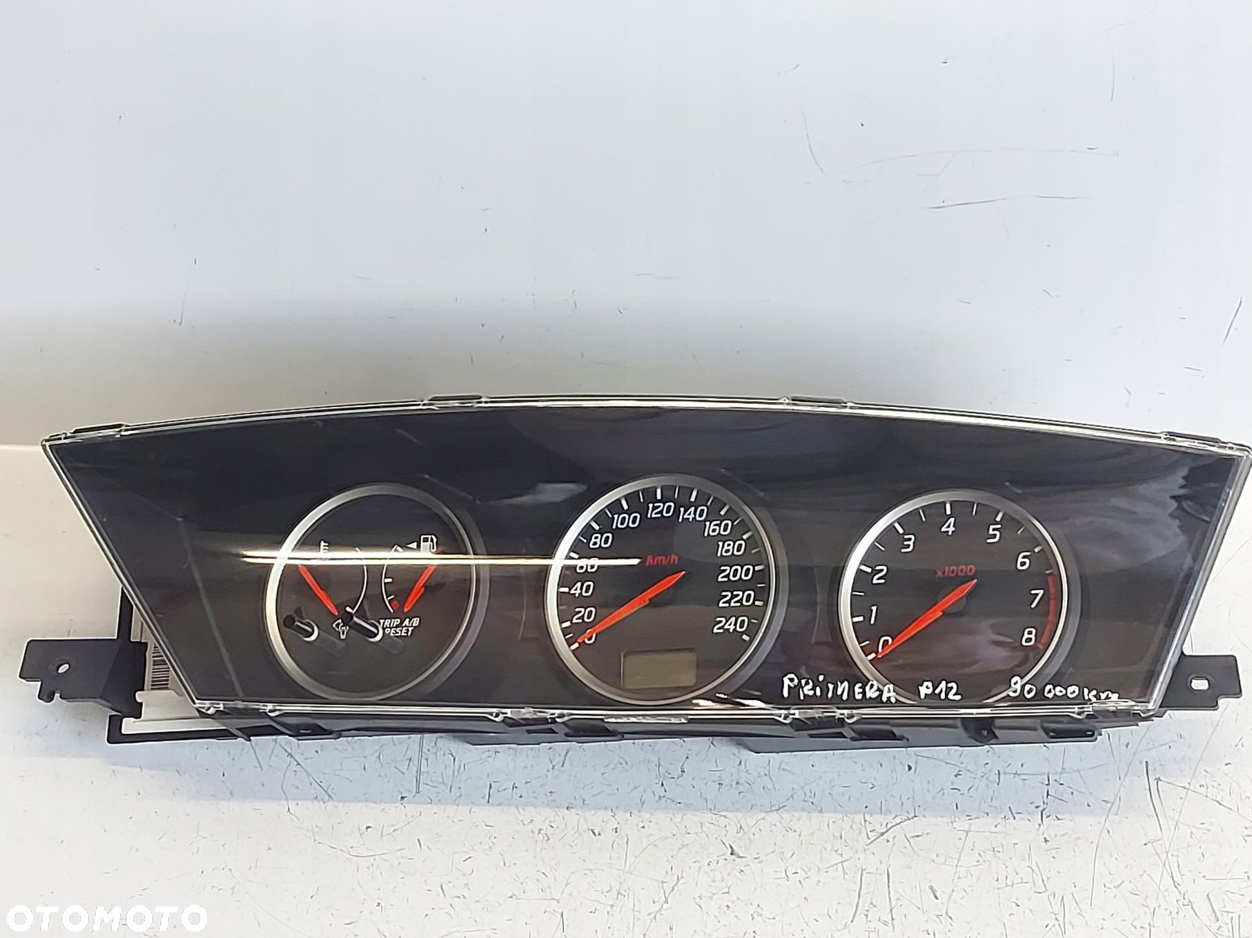 NISSAN PRIMERA P12 1.8B LICZNIK ZEGARY 93TYS.KM - 2
