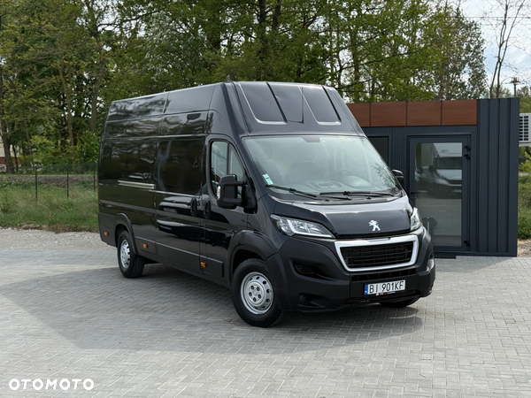 Peugeot Boxer 2.2 165KM / Maxi L4 H3 / 202.500KM / Czarny / ZAREJESTROWANY