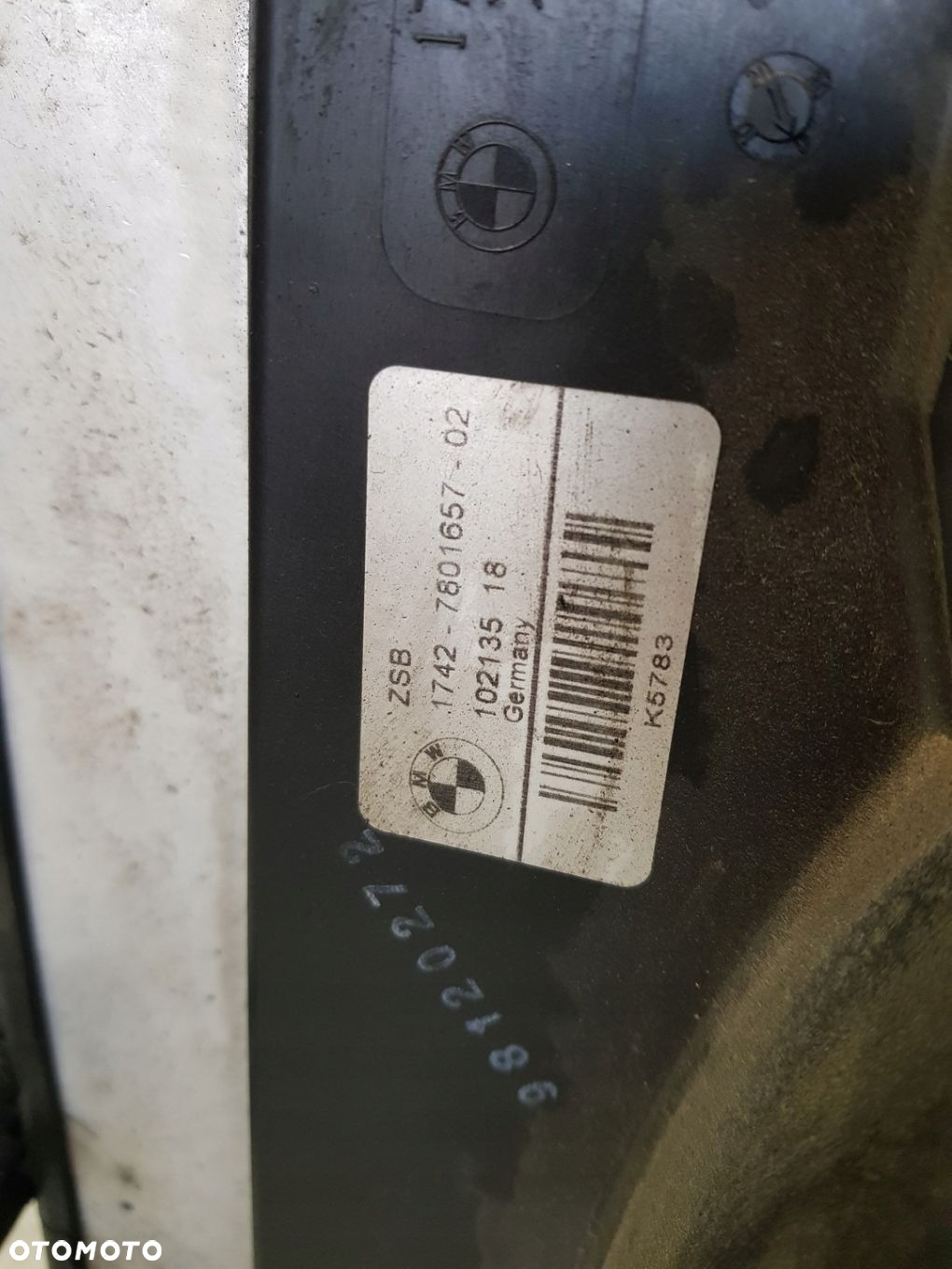 KOMPLET CHŁODNIC WENTYLATOR 7801657 BMW E60 E61 LIFT 3.0D EUR M57 - 11