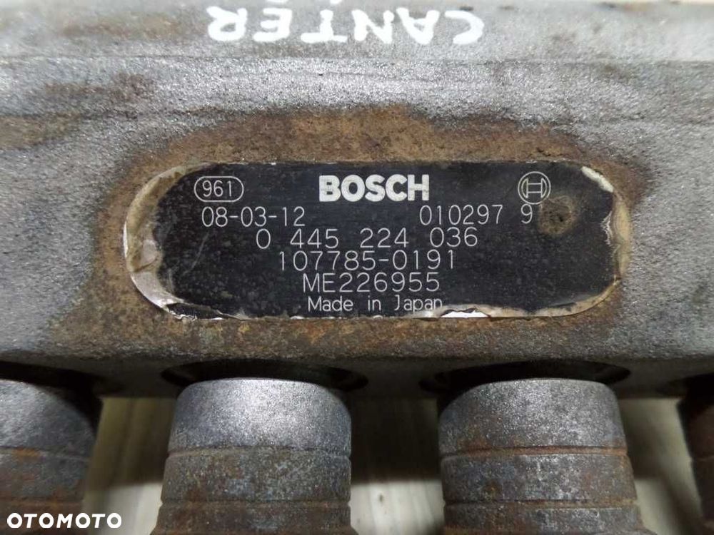 MITSUBISHI CANTER FUSO 7C18 4.9 LISTWA WTRYSKOWA 0445224036 ME226955 - 4