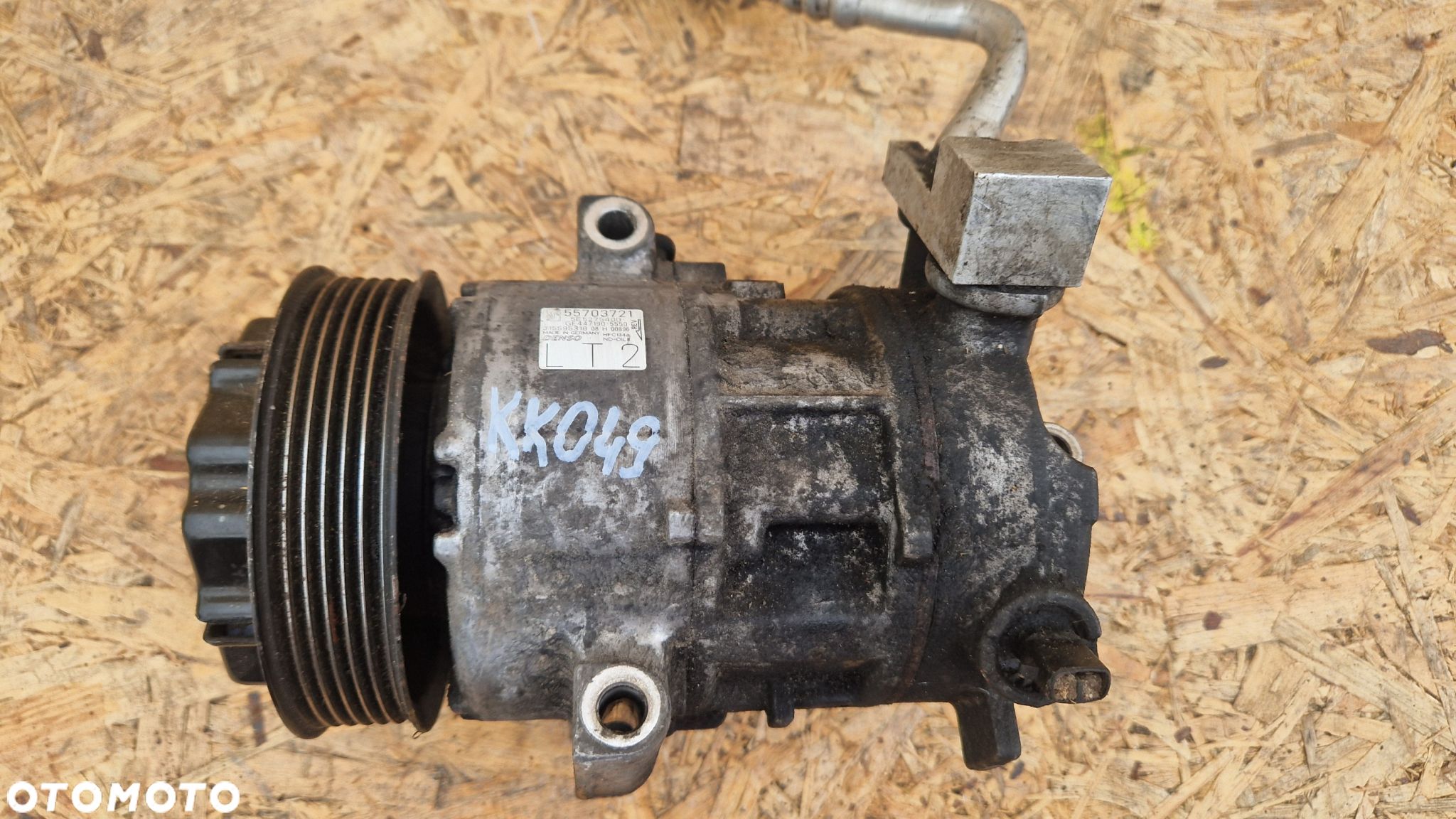 OPEL CORSA D SPRĘŻARKA KOMPRESOR KLIMATYZCJI EUROPA ORYGINALNY 55703721 - 1