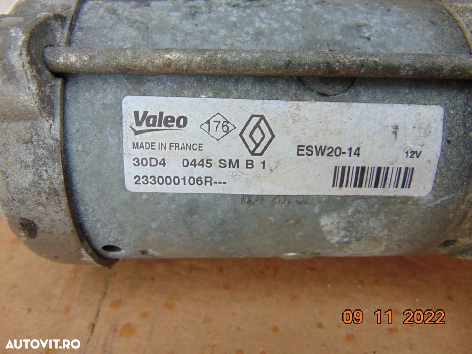 ElectrOmotor renault megane 3 motor 1.6 scenic 3 Nissan nv300 Trafic 1 - 2