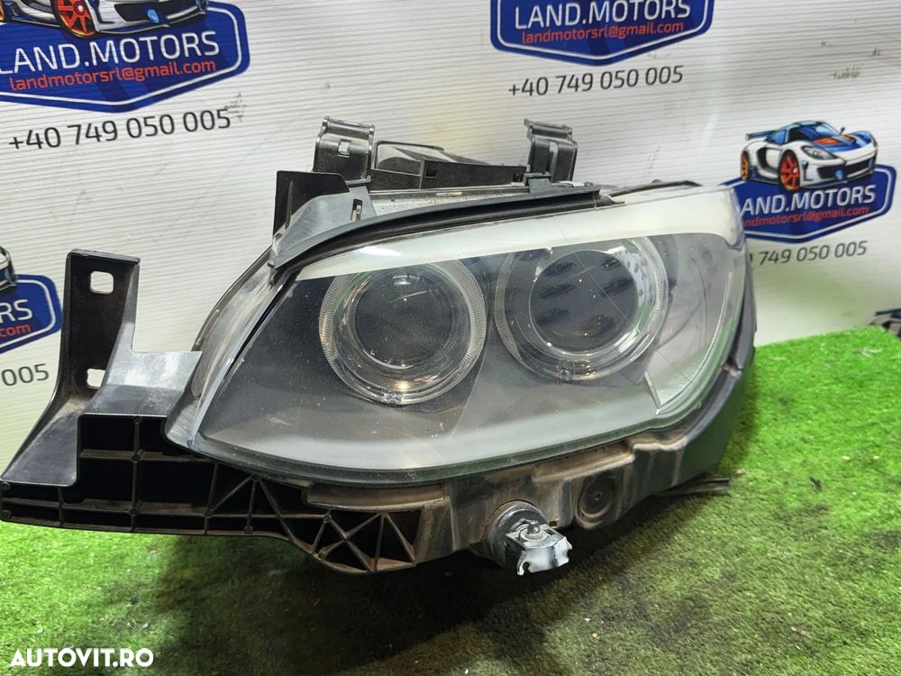 FAR STANGA UK CU LUPA XENON COMPLET CU BLOCURI BMW E93 320D 2013 2.0 DIESEL COD OEM 7356250 / 7263052 / 7263087 / 7239929 / DECAPOTABILĂ (CABRIOLET) 2005-2013 - 1
