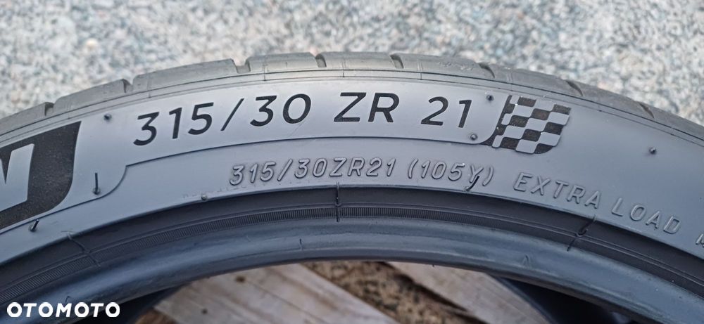 315/30R21 105Y MICHELIN , dwie używane opony letnie. - 5