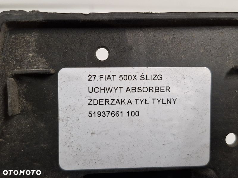 FIAT 500X ŚLIZG UCHWYT ABSORBER ZDERZAKA TYŁ TYLNY 51937661 - 6