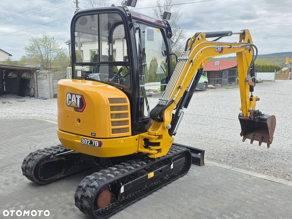 Caterpillar CAT 302.7 D CR mini koparka szybkozłącze 3 łyżki piękna serwisowana 1 wł JCB sprowadzona - 21