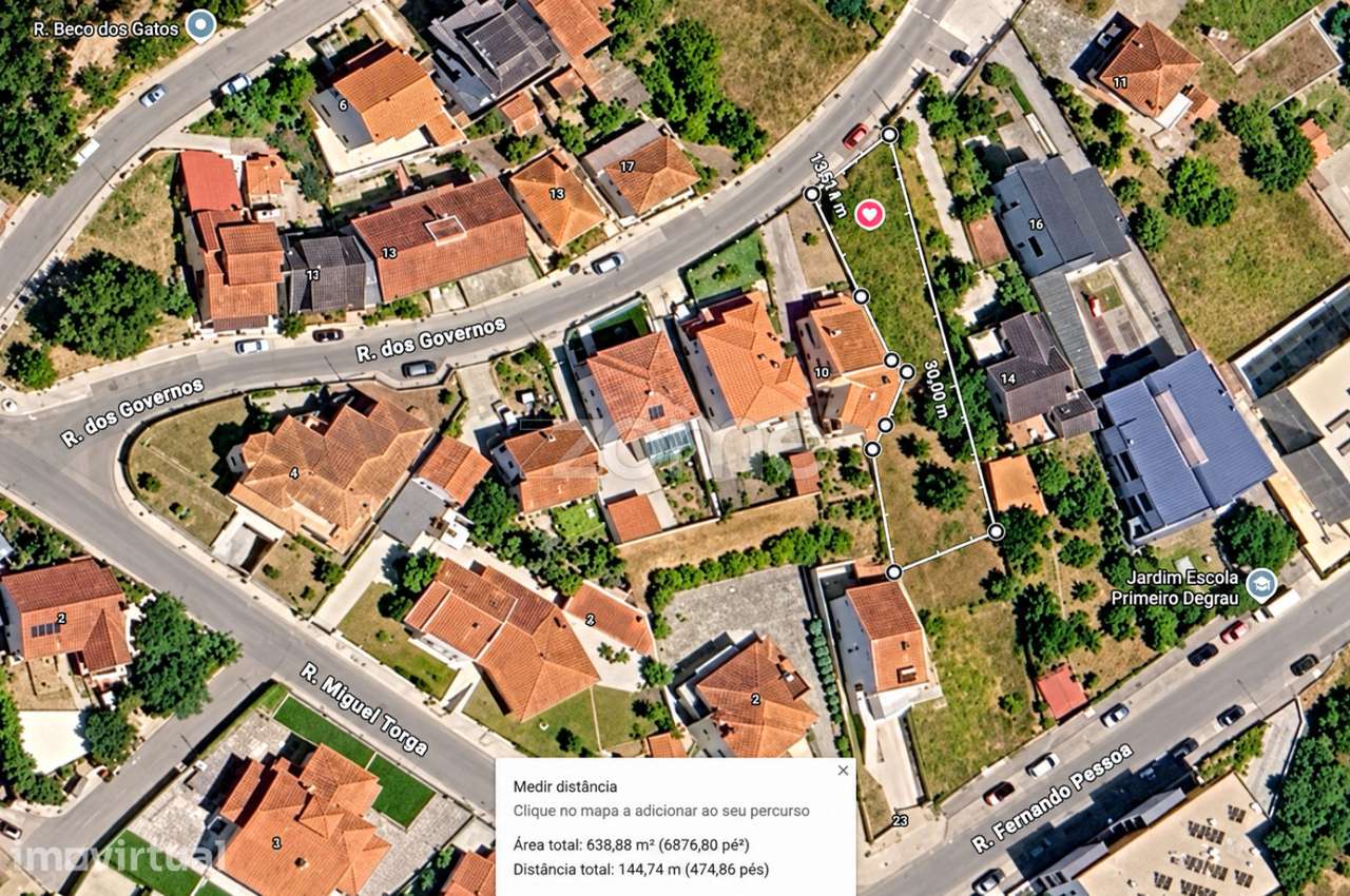 Terreno com 639 m² e vista desafogada, no centro de Pombal - Grande imagem: 3/15