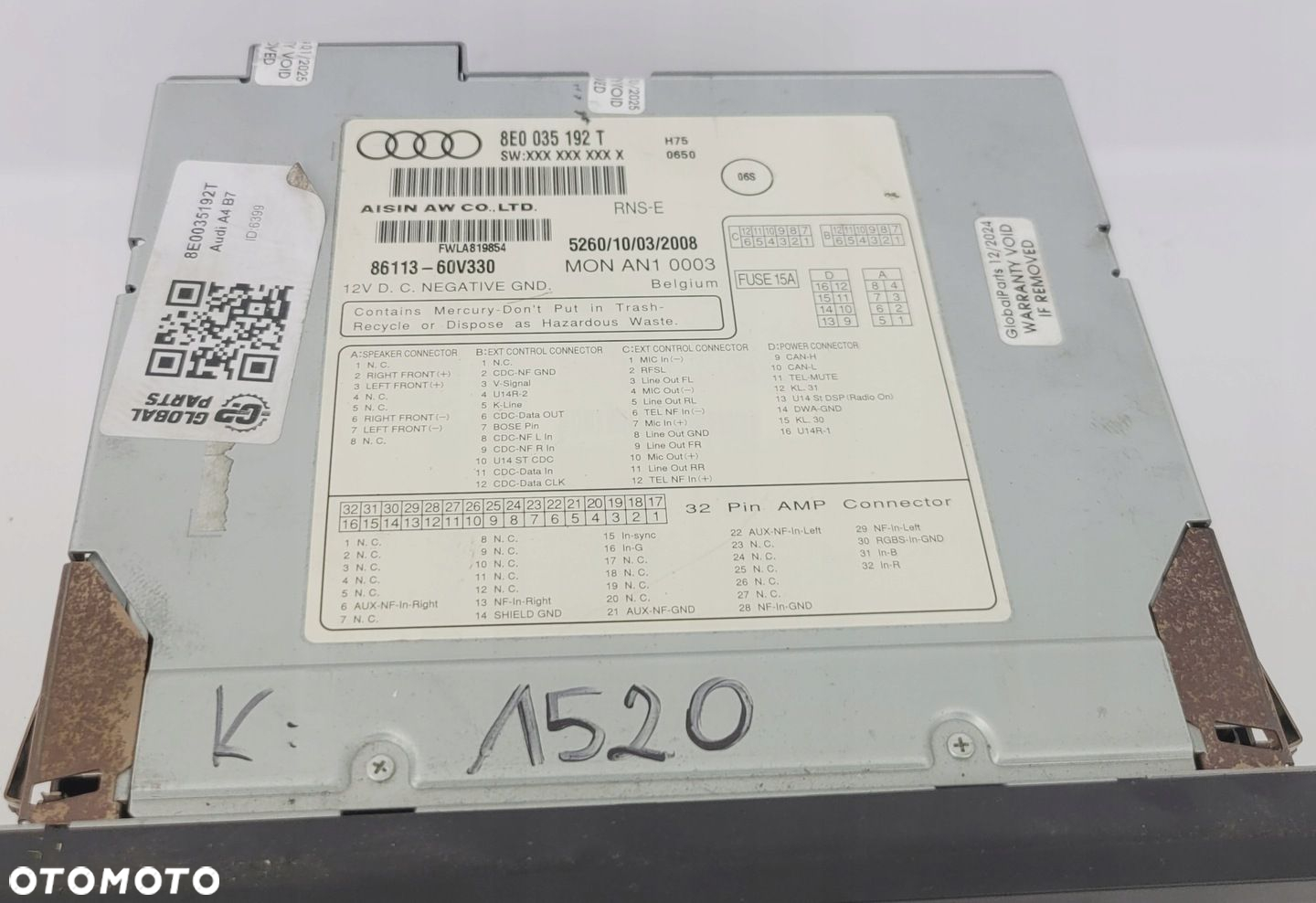 AUDI A4 B6 B7 RNS-E RADIO NAWIGACJA NAVI 8E0035192T POLSKIE MENU Z KODEM - 7