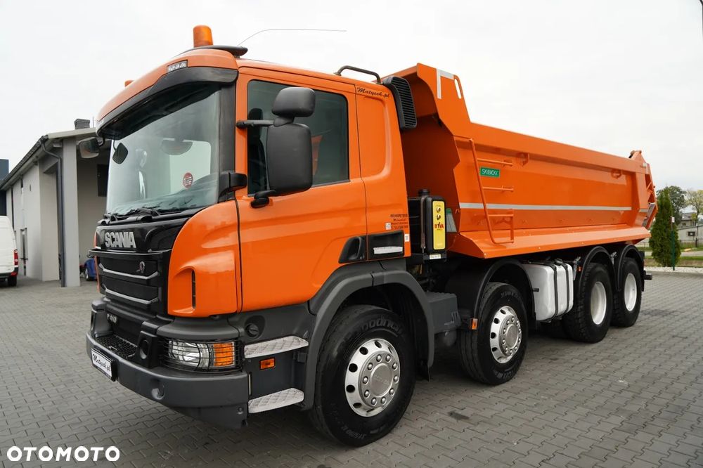 Scania P 410 / 8x4 / WYWROTKA TYLNOZSYPOWA / ALUFELGI / OPONY 100% / MANUAL / ŁADOWNOŚĆ 21 T - 11