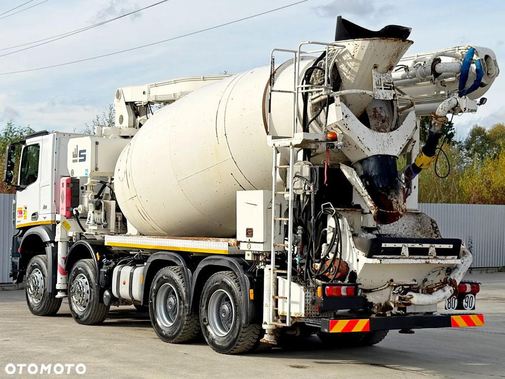 Mercedes-Benz ROCS 3743 * POMPA DO BETONU 25 m + PILOT * STAN BDB / 8x4 - 7