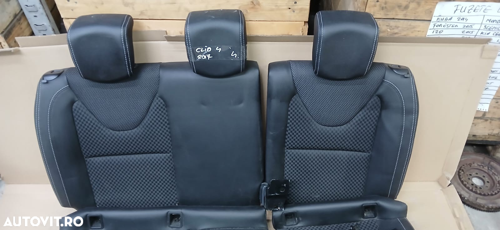 Bancheta spate cu centuri si suruburi RENAULT CLIO 4 an 2013-2019 - 2