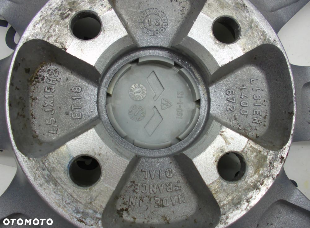Ligier Felga Alufelga Aluminiowa 4.5Jx15 et18 - 5