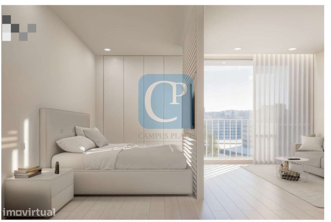 Apartamento T0 em construção, no Empreendimento Laetitia Living