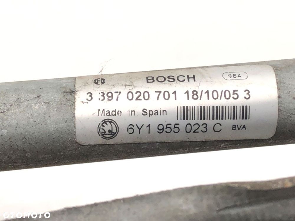 MECHANIZM WYCIERACZEK PRZÓD - 45.00 PLN - SKODA FABIA I (6Y2) 1999 - 2008 1.4 16V 55 kW [75 KM] - 6