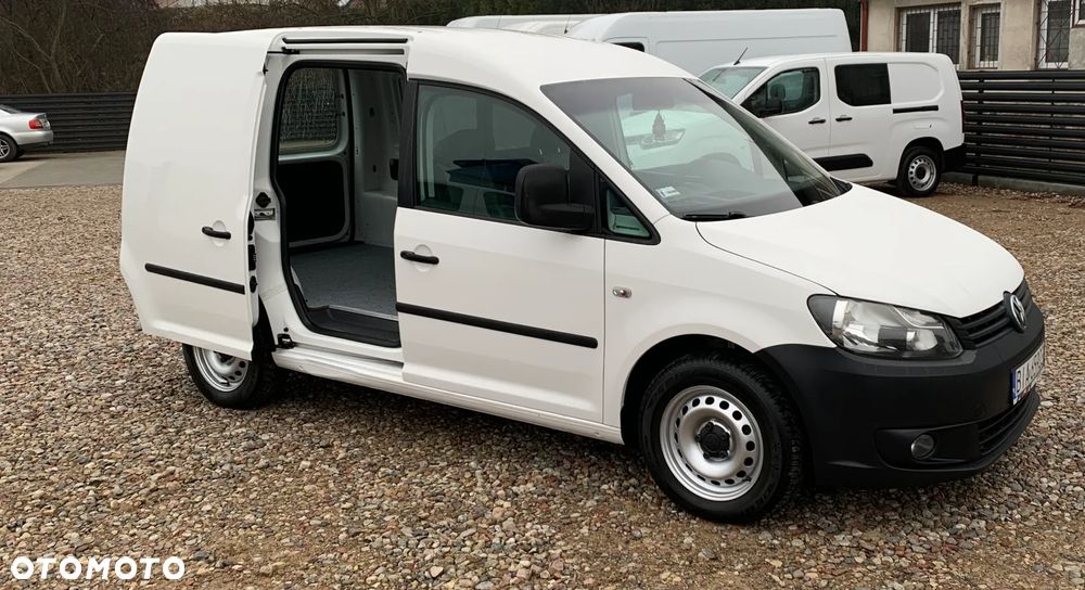 Volkswagen CADDY L1 1.6 TDI 102KM Boczne drzwi przesuwne, Tylne drzwi skrzydłowe, Homologacja cięż. VAT1, Duża ładowność 741kg, na resorach! (nie sprężyny!)  Hak 1500kg Opony Zimowe - 32