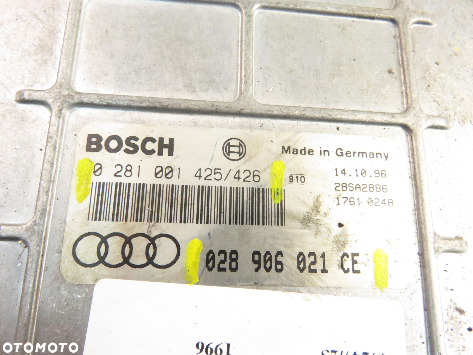 STEROWNIK AUDI A4 1.9 TDI AFN 028906021CE 0281001426 - 5