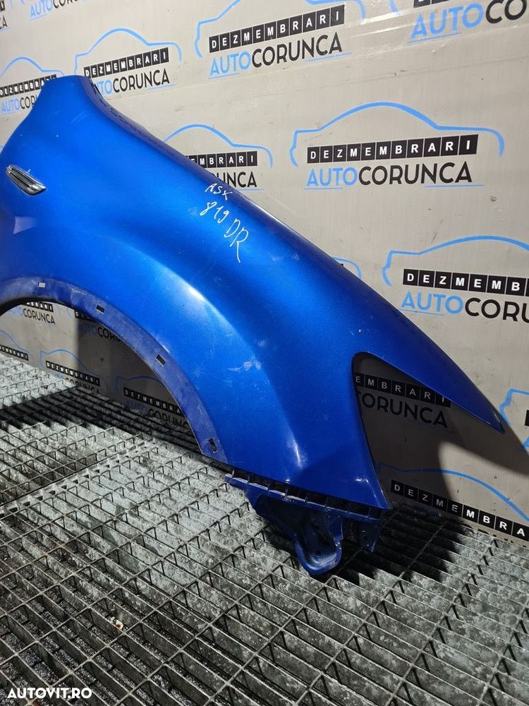 Aripa Dreapta Fata Mitsubishi ASX Facelift 2016 2016 - 2018 4 Usi ALBASTRU (819) - 2