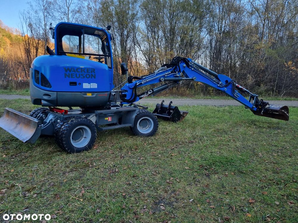 Wacker Neuson 6503 wersja 7 Koparka Kołowa 8 ton 3x łamane ramie Tylko 929 mtg jak Nowa z Salonu 2015r Import Norwegia Silnik YANMAR zero luzów wycieków 2 łyżki Okazja KLIMA Pompa ON - 7