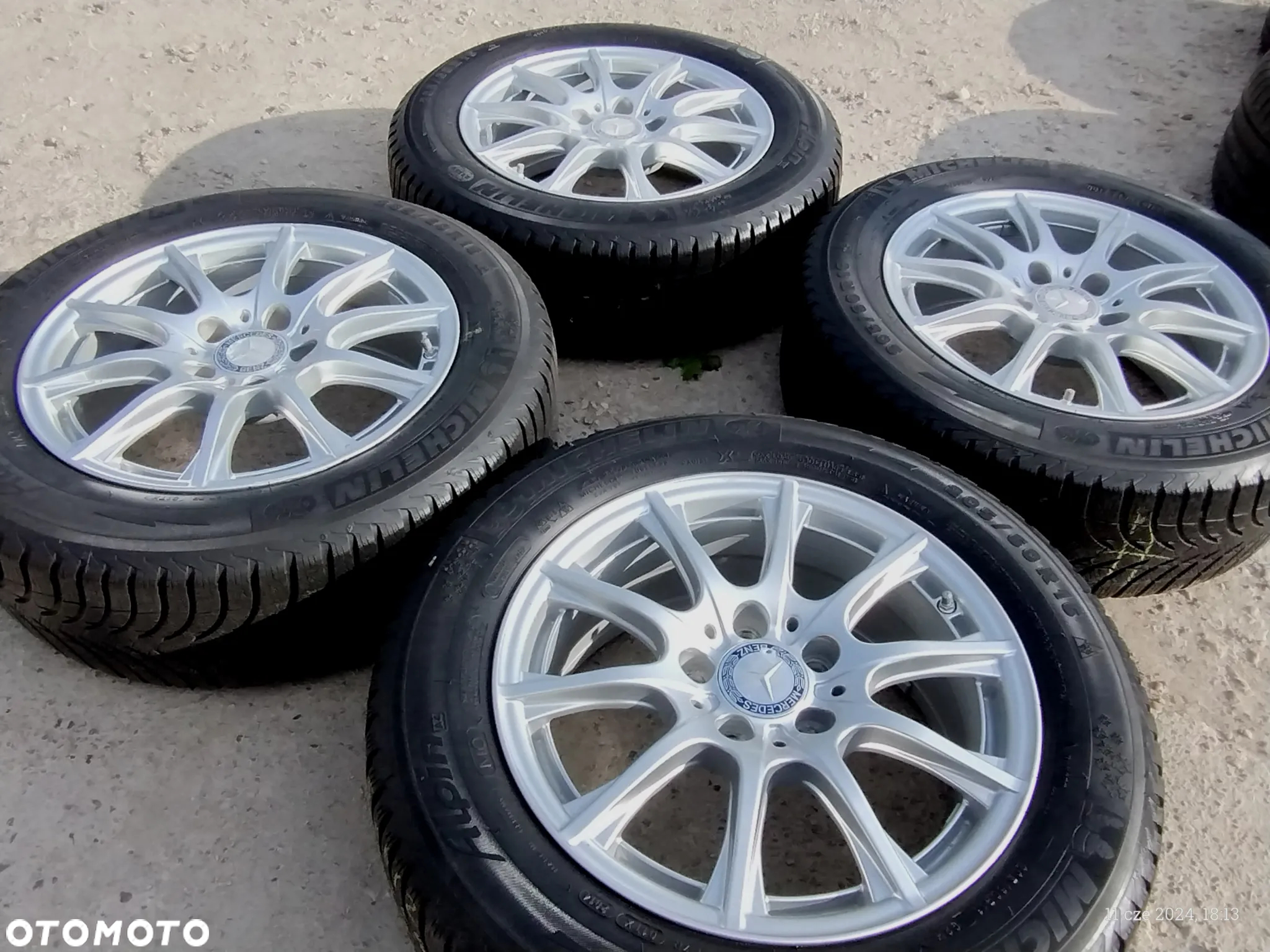 5x112 Alufelgi Felgi Aluminiowe 16 Koła Zimowe Zima Mercedes A Klasa W176  W177 A177 W169 CLA A117 W117 B Klasa W246 W247 W245 VITO V-KLASA C Klasa W204 W205 Legnica Alu-Rad 205/60 6mm - 4