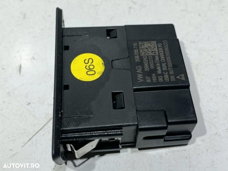 Modul / mufa incarcare usb Volkswagen Polo VI facelift (2021->) AW 1.0 tsi DLAC 2G6035718 - 2