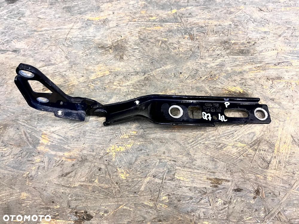 AUDI Q7 4L ZAWIASY MASKI PRAWY LEWY CZARNE 4L0823301 4L0823302 - 3