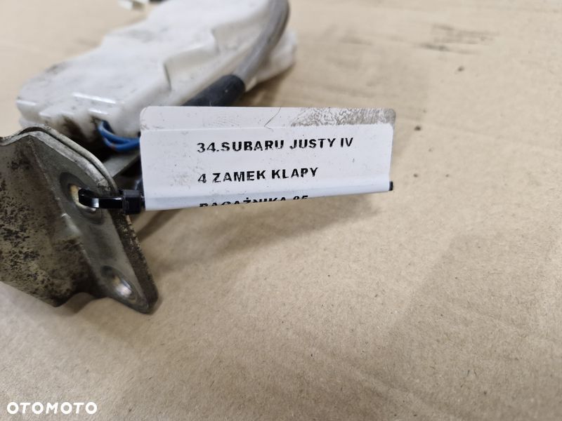 subaru justy 4 iv zamek klapy pokrywy bagażnika tył - 3