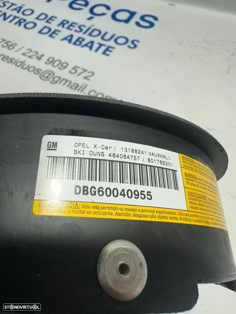 .Airbag Volante Guiador Original GM Opel 13188241 2000 - 2010 - 8