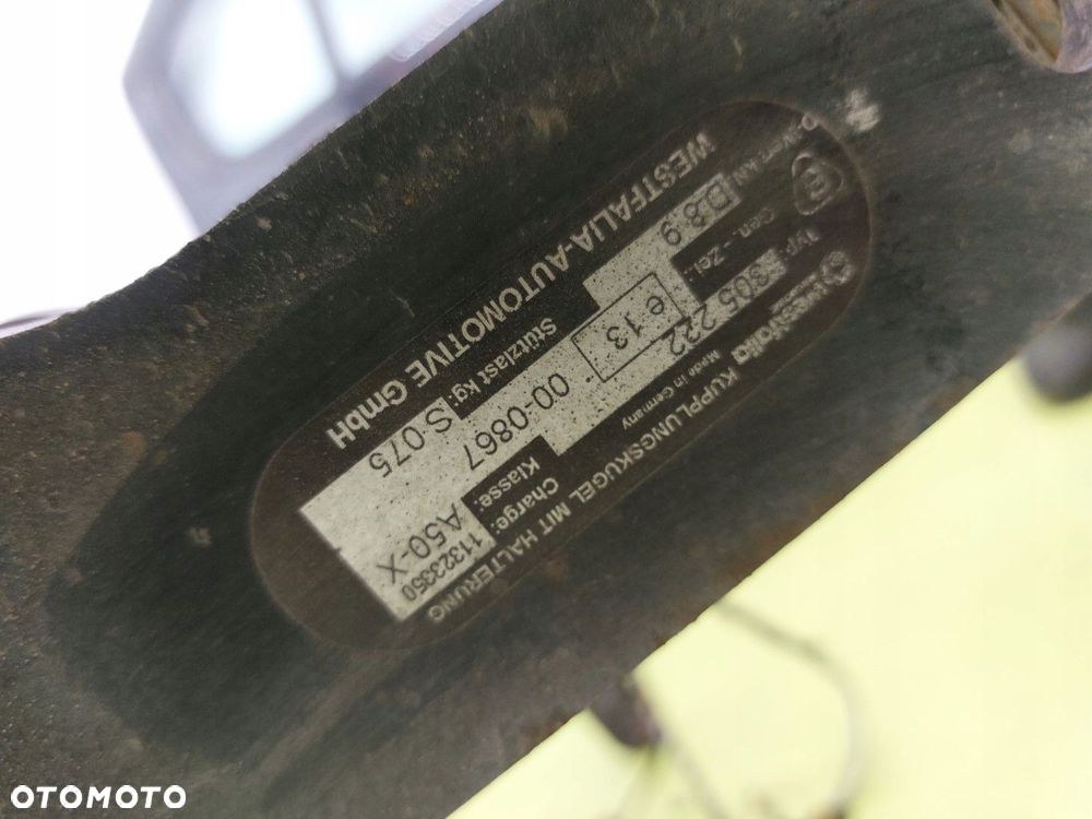 Hak holowniczy VW GOLF IV AUDI A3 8L HATCHBACK WESTFALIA - 8