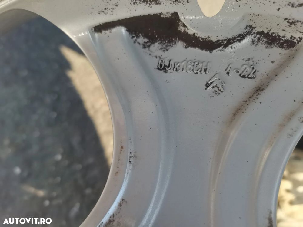 Set jante aliaj, Citroen C3 (II)  2009-2016 9687753077  6Jx16CH 4-22 195/65R16 - 3
