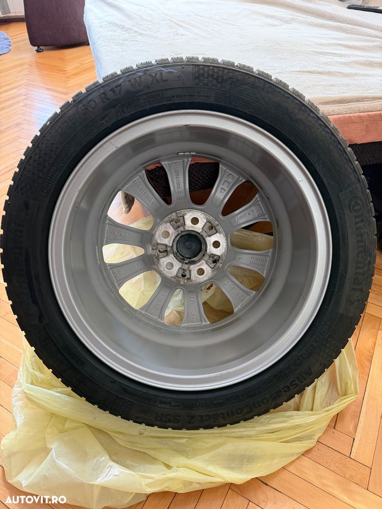 Set 4 Jante Bmw R17 Styling 775 V-Spoke + 4 Anvelope Continental 225/50/17 AllSeason RunFlat DOT2025 - 8