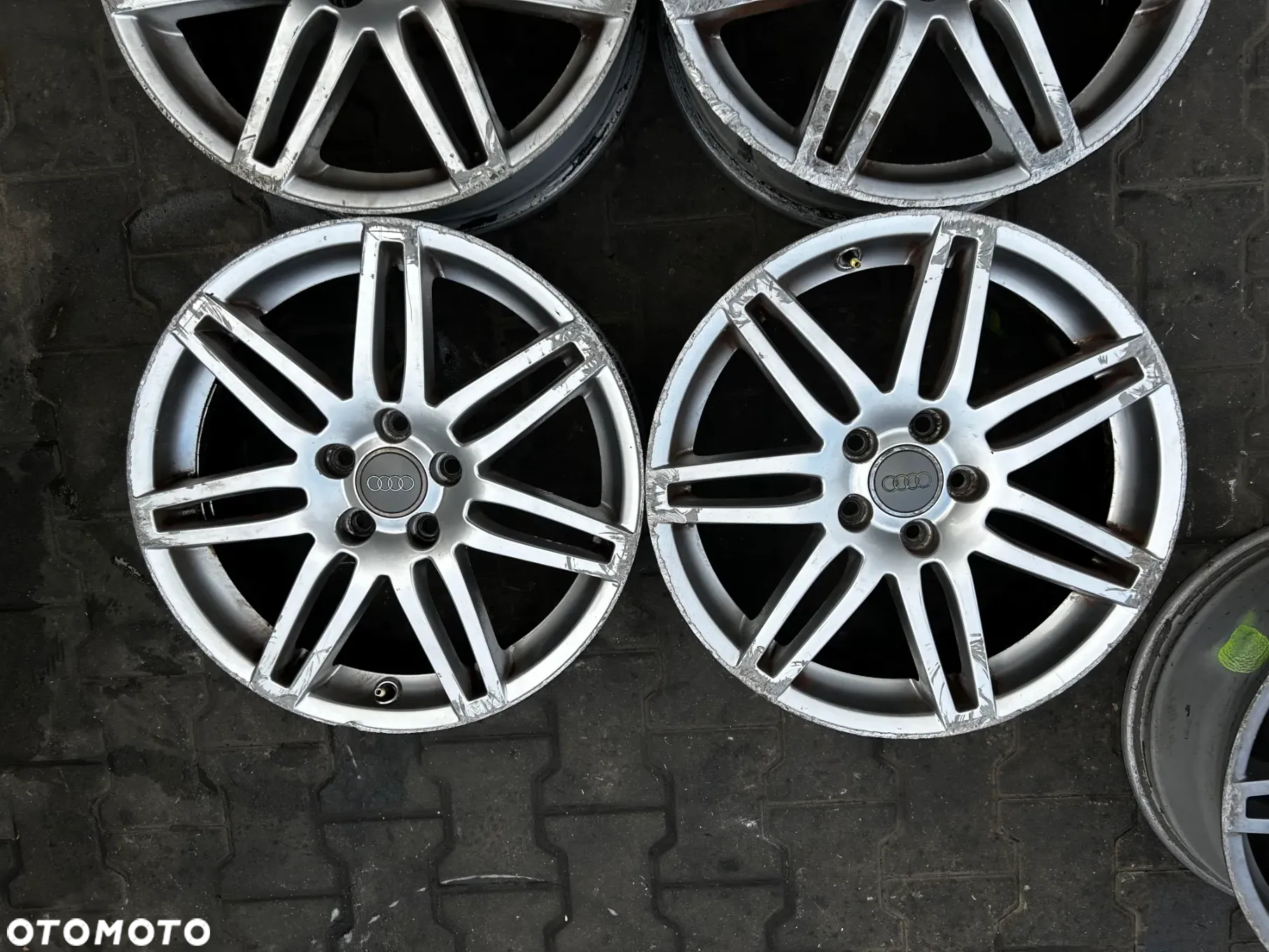 ORGINALE FELGI ALUFELGI KOŁA 7.5J x 18 H2 ET54 AUDI A3 S3 RS3 S-LINE 8P0601025BA WYSYŁKA !!!! - 4