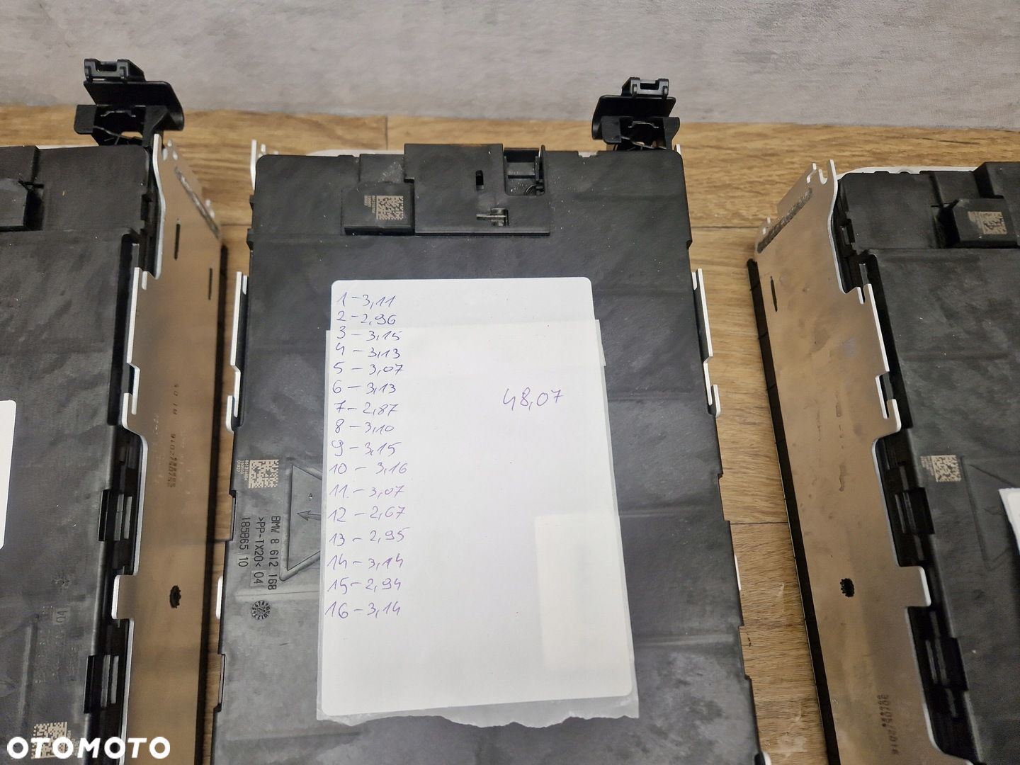 BMW F30 330E MODUŁ STEROWNIK NADZORU OGNIW BATERIA HYBRYDA 8667593 8612168 - 4