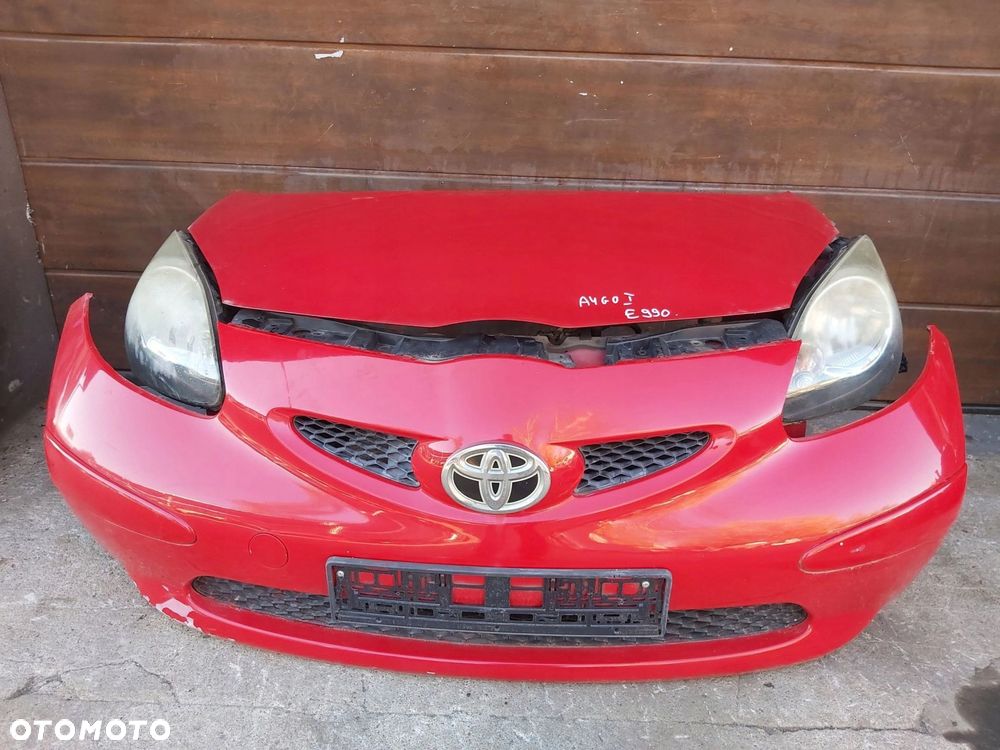 Toyota AYGO I Kompletny przód zderzak maska lampa pas przedni chłodnica 3P0 - 2